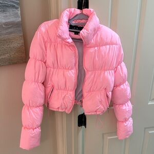 LA Coalition Kids Light Pink Puffer Jacket size Small